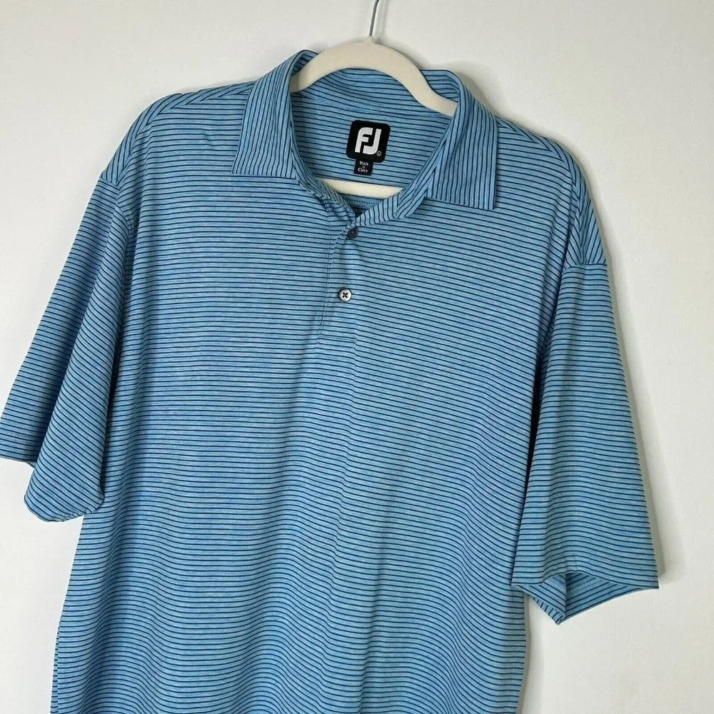 Footjoy FJ Golf Polo‎ Shirt Men Size Large